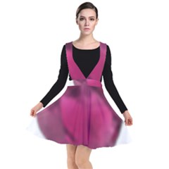 Fun Fuschia Plunge Pinafore Dress by Janetaudreywilson