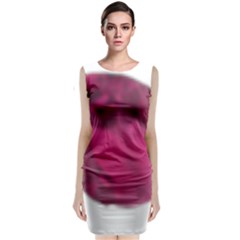 Fun Fuschia Sleeveless Velvet Midi Dress by Janetaudreywilson