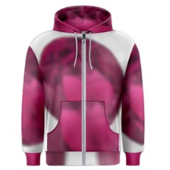 Fun Fuschia Men s Zipper Hoodie by Janetaudreywilson