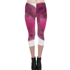 Fun Fuschia Capri Leggings  by Janetaudreywilson