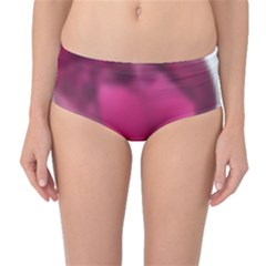 Fun Fuschia Mid-waist Bikini Bottoms by Janetaudreywilson