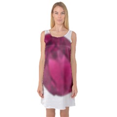 Fun Fuschia Sleeveless Satin Nightdress by Janetaudreywilson