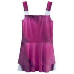 Fun Fuschia Kids  Layered Skirt Swimsuit by Janetaudreywilson