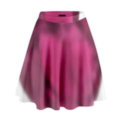 Fun Fuschia High Waist Skirt by Janetaudreywilson