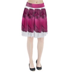 Fun Fuschia Pleated Skirt by Janetaudreywilson