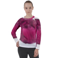 Fun Fuschia Women s Long Sleeve Raglan Tee