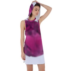 Fun Fuschia Racer Back Hoodie Dress