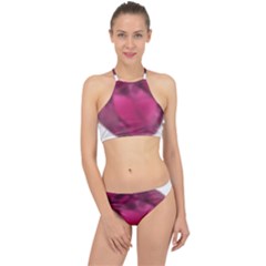 Fun Fuschia Racer Front Bikini Set by Janetaudreywilson