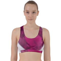 Fun Fuschia Back Weave Sports Bra by Janetaudreywilson