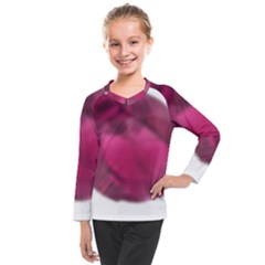 Fun Fuschia Kids  Long Mesh Tee