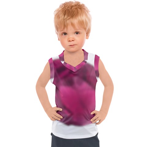 Fun Fuschia Kids  Sport Tank Top by Janetaudreywilson