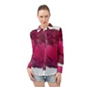 Fun Fuschia Long Sleeve Chiffon Shirt View1