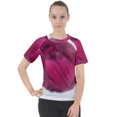 Fun Fuschia Women s Sport Raglan Tee