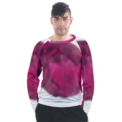 Fun Fuschia Men s Long Sleeve Raglan Tee