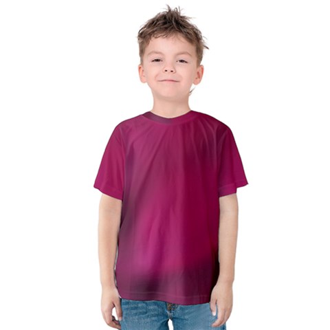 Fun Fuschia Kids  Cotton Tee by Janetaudreywilson