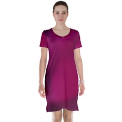 Fun Fuschia Short Sleeve Nightdress by Janetaudreywilson