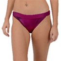 Fun Fuschia Band Bikini Bottom View1