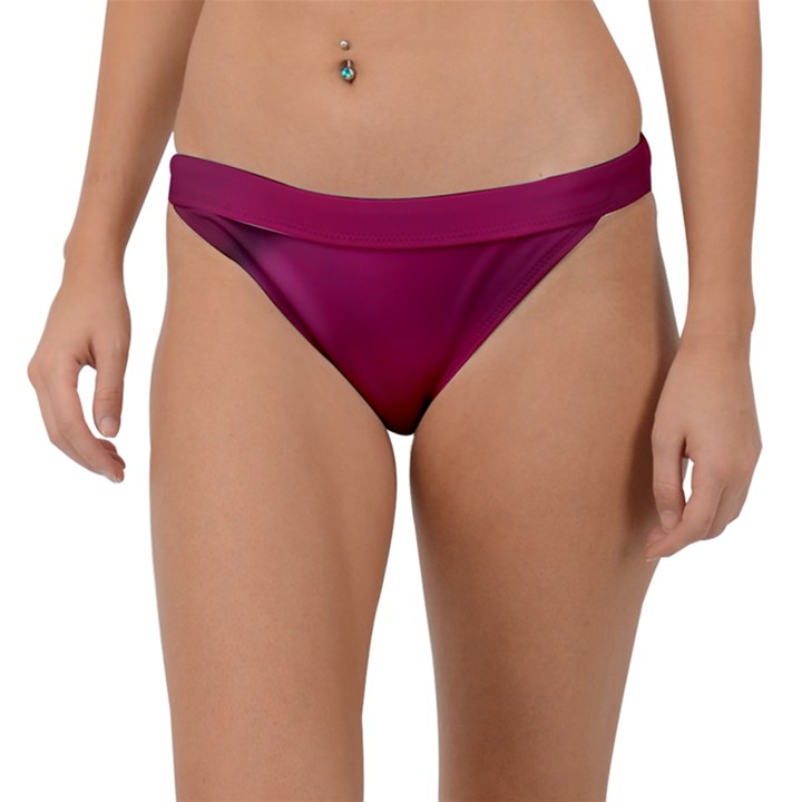 Fun Fuschia Band Bikini Bottom