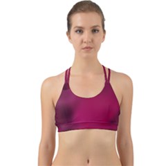 Fun Fuschia Back Web Sports Bra by Janetaudreywilson