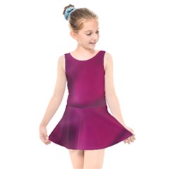 Fun Fuschia Kids  Skater Dress Swimsuit by Janetaudreywilson