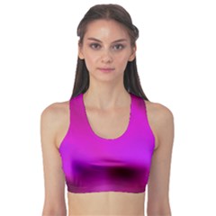 Fun Fuschia Sports Bra by Janetaudreywilson