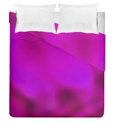 Fun Fuschia Duvet Cover Double Side (queen Size) by Janetaudreywilson