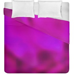 Fun Fuschia Duvet Cover Double Side (king Size) by Janetaudreywilson