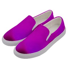 Fun Fuschia Men s Canvas Slip Ons by Janetaudreywilson