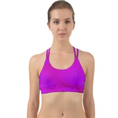 Fun Fuschia Back Web Sports Bra by Janetaudreywilson