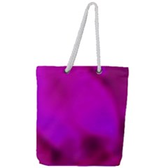 Fun Fuschia Full Print Rope Handle Tote (large) by Janetaudreywilson