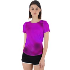 Fun Fuschia Back Cut Out Sport Tee