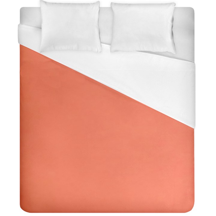 Appreciating Apricot Duvet Cover (California King Size)