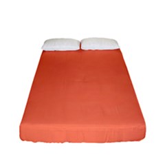 Appreciating Apricot Fitted Sheet (full/ Double Size) by Janetaudreywilson