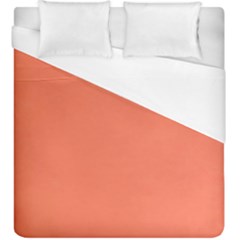 Appreciating Apricot Duvet Cover (king Size) by Janetaudreywilson