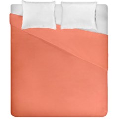 Appreciating Apricot Duvet Cover Double Side (california King Size) by Janetaudreywilson