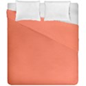 Appreciating Apricot Duvet Cover Double Side (California King Size) View1