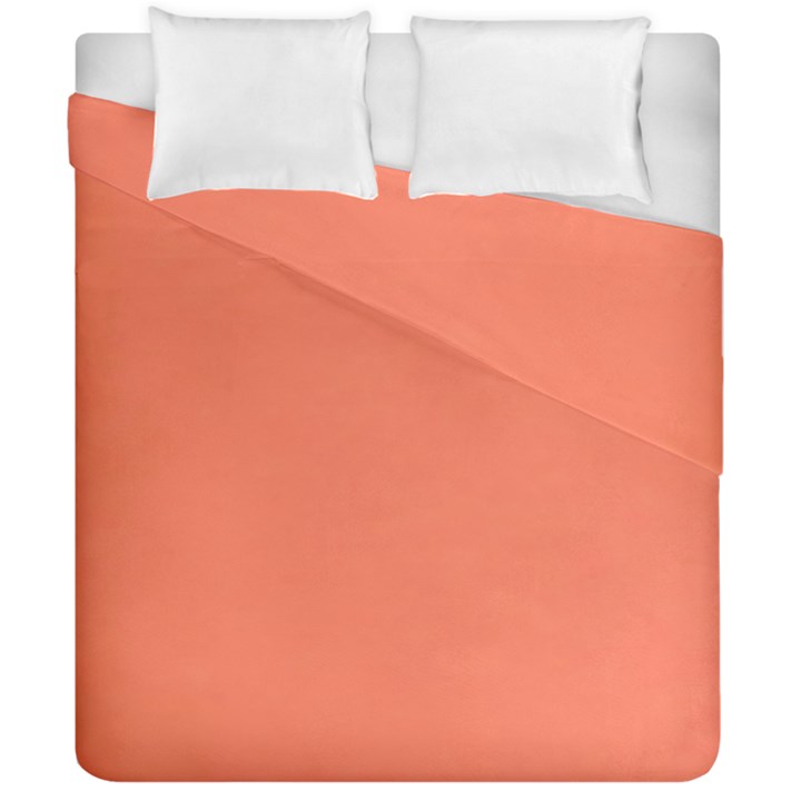 Appreciating Apricot Duvet Cover Double Side (California King Size)