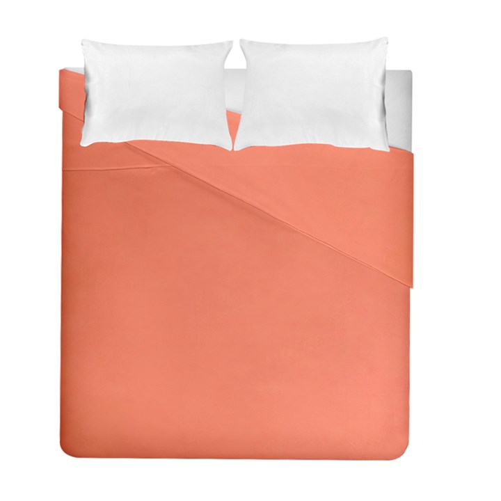 Appreciating Apricot Duvet Cover Double Side (Full/ Double Size)