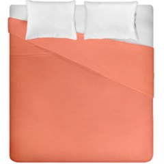 Appreciating Apricot Duvet Cover Double Side (king Size) by Janetaudreywilson