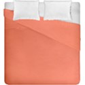 Appreciating Apricot Duvet Cover Double Side (King Size) View1