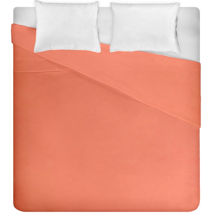 Appreciating Apricot Duvet Cover Double Side (King Size)