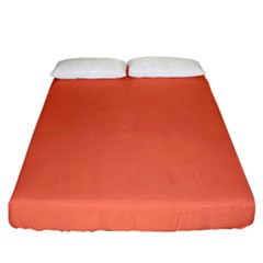 Appreciating Apricot Fitted Sheet (king Size)