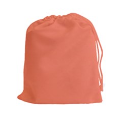 Appreciating Apricot Drawstring Pouch (2xl) by Janetaudreywilson