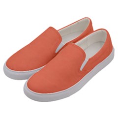 Appreciating Apricot Men s Canvas Slip Ons by Janetaudreywilson