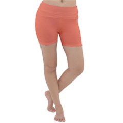 Appreciating Apricot Lightweight Velour Yoga Shorts by Janetaudreywilson