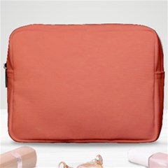 Appreciating Apricot Make Up Pouch (large) by Janetaudreywilson