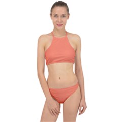 Appreciating Apricot Racer Front Bikini Set by Janetaudreywilson