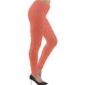 Appreciating Apricot Lightweight Velour Leggings View4