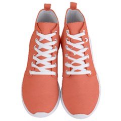 Appreciating Apricot Men s Lightweight High Top Sneakers by Janetaudreywilson