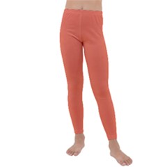 Appreciating Apricot Kids  Lightweight Velour Leggings by Janetaudreywilson